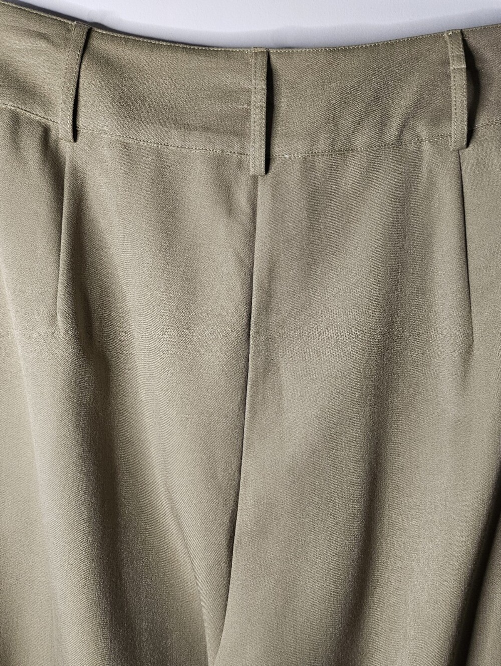 And Now This Women's Plus Size 2X Tan Wide Leg Cargo Pants Pleated Utility - Picture 9 of 15
